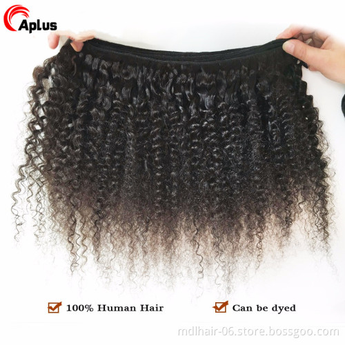 wholesale afro kinky curly bundles mongolian human hair bundles 100% human hair weave extensions Virgin Hair